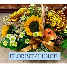 Florist Choice - Basket Arrangement Sunshine