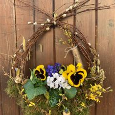 Springtime Living Wreath