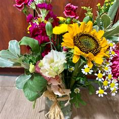 Florist Choice - Pretty Seasonal Jam Jar gift