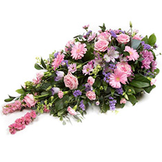 3ft Lilac &amp; Pink Single Ended Spray